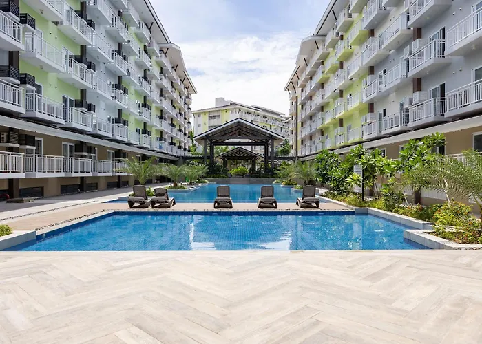 アパート 617a Condotel Near Airport &mall With Pool,gym,netflix