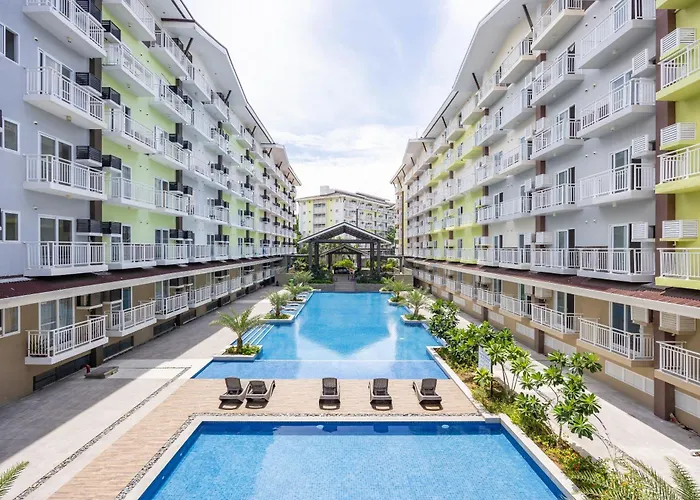 アパート 617a Condotel Near Airport &mall With Pool,gym,netflix
